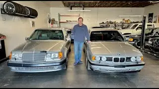 Mercedes 500e and BMW M5