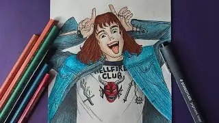 How to Draw EDDIE MUNSON - Stranger Things 4 | Step by Step
