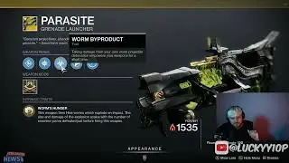 NEW PARASITE EXOTIC IS INSANE DPS!