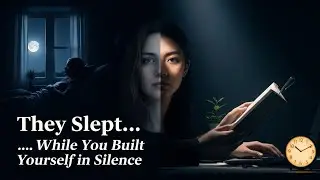 They Slept While You Were Building Yourself in Silence”