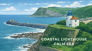 Coastal Lighthouse &middot; Calm Sea &middot; Day | 2 Hours Lofi