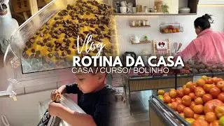 COMO EST&Aacute; A ROTINA FAZENDO CURSO GRAVANDO E CUIDANDO DA CASA 🏡- Vlog 2 dias comigo 