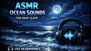 ( USE HEADPHONES 🎧 ) Very Soft Ocean Waves Sounds For Deepsleep Sounds for Peaceful Relaxation LIVE