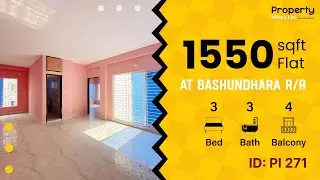 Beautiful 1550 sqft for sale in Bashundhara H Block, Dhaka | Property Index