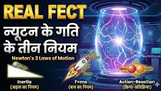 Newton law of motion | न्यूटन की गती के तीन नियम @realfect