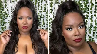 Half Up Half Down Quick Weave | No Cornrows | Model Model Gardenia