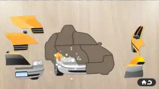 Police car, UFO, school bus, helicopter, taxi, train, ship and other - Puzzle