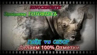 WOT l RINOCERONTE 100% Отметки ГАЙД Игры l СТРИМ ВОТ