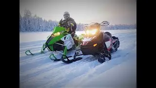 REITTITURRAUSTA JA JUMIHOMMIA |  LYNX RE 600 JA ARCTIC CAT M8000