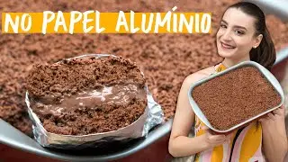 Bolo de Chocolate GELADO no Papel Alumínio - Cozinha do Bom Gosto - Gabi Rossi