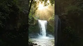 Peaceful Waterfall Ambience | Sleep, Study & Relax#WaterfallAmbience #NatureVibes #SleepAid