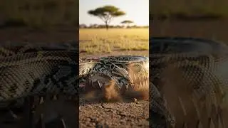 Will the snake outsmart the trap to catch the quick lizard #snake #lizard #nature