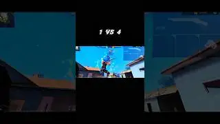 1 vs 4 clutch destroyer in fav seconds 🤯 #freefire #impossible #freefireclipes