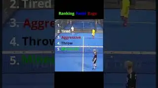 DAY 3 OF RANKING FOR 365 DAYS #shorts #365dayschallenge #day3 #padel #rage #ragequit