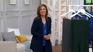 Susan Graver Modern Essentials Liquid Knit Slim Leg Pants on QVC