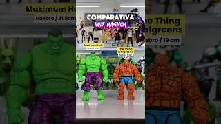 Comparativa del nuevo Hulk Maximum Marvel Legends vs otras figuras de la colecci&oacute;n ☢️