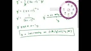 Monotonicity & Concavity | Example 1 | Calculus for Life Sciences | Griti