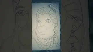 hanuman ji ki drawing aap logo ko pasand aai kya camment me jarur batana ok 💗🖤💜🤣😂❤️