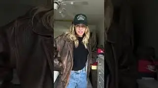 Amazing vintage distressed bomber jacket find from Poshmark