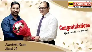MP Judiciary topper's interview | success story | Kashish Matta - Rank 27