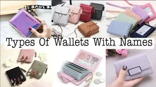 Types of wallet with name for girls and women/New beautiful wallet/THE GLAM STYLE