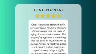 Client Testifies to the Effectiveness of the Life Plan Assessment