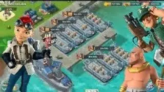 Low Level Boom Beach Attack Strategy // Warriors & Brick with a Sparky ONLY base takedown. Level 47
