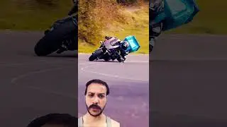 Yamaha R1 delivery boy rider 🔥 #automobile #yamaha #r1 #deliveryboy #stunt #rider #shorts #ytshorts