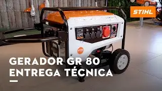 Gerador STIHL GR 80 | Entrega T&eacute;cnica