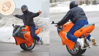 罕見獨輪機車！超級酷炫的摩托車