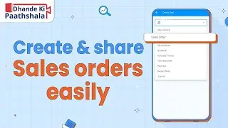 How to Create Sales Orders on BizAnalyst? | Tally on Mobile | Biz Analyst | Khatabook