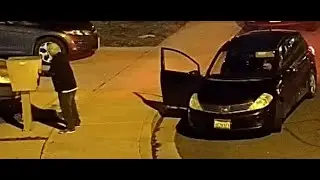 Guy breaks into mailbox, gets caught on camera