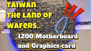 Taiwan Air Port used 1200 Mother board and Graphics Cards to write their position in Globe