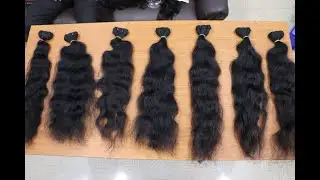 NATURAL BROWN VIRGIN SOUTH INDIAN TEMPLE HAIR| UNPROCESSED HAIR EXTENSIONS|
