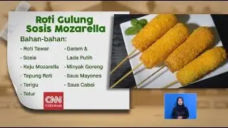 Roti Gulung Sosis Mozarella