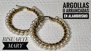 Cómo Tejer  Argollas en Alambrismo super fácil. Paso a paso para principiantes✨
