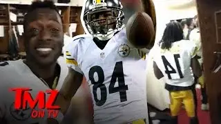 Steelers Antonio Brown Live Streams Coach Calling The Patriots A Bunch Of Ass*****! | TMZ TV