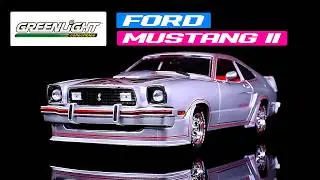 1978 Ford Mustang II King Cobra Silver Metallic 1/18 Diecast Model Car by Greenlight