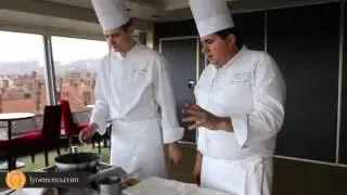 Recette Escalope de foie gras et Chutney de pommes - Trois Dômes à Lyon