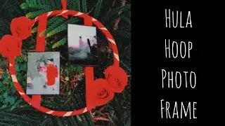 Hula hoop Photo Frame//Handmade❤️