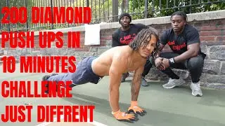 200 PUSH UPS A DAY FOR 30 DAYS CHALLENGE (Diamond Push Ups) Justin | That's Good Money