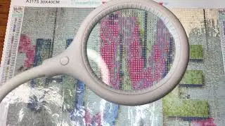 Unboxing diamond painting magnifying glass | Wow!!