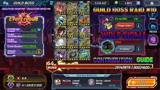 MegaMan X DiVE - Guild Boss Raid #10 ~Contribution Guide~ Wolf Sigma