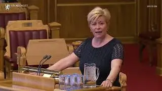 04.03.2020 Sp&oslash;rretime 4 Monica M&aelig;land svarer Siv Jensen
