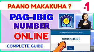Paano Kumuha ng PAG IBIG Number Online How to Get PagIBIG Number member