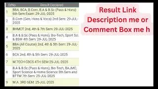 🎓 MDU Result 2025 Out | B.A, B.Sc, B.Com, BCA, BBA All Semester Declared 📢Check Now💥#mdu #badistance