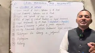 Legal Reasoning And Arguments | Lecture 1