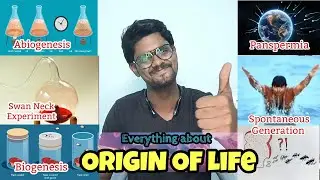 Origin of Life | Spontaneous Generation | Tamil | Abiogenesis Biogenesis Panspermia | ThiNK Biology
