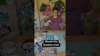 You can order my wreath kits on my site TheSouthernOwls #diy #wreath #crafty #howto #crafter