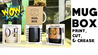 Print, Cut and Crease Mug Box Making